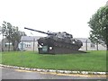 Leopard Mk1 Tank 'Gate Guard' at Merrion Camp in SA71 5HT