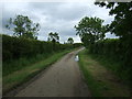 Cot Garth Lane heading east in Willingham