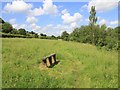 Bench by the Avon Valley Footpath in CV37 8BF