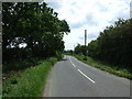 Road heading south towards Little Staughton in MK44 2BU