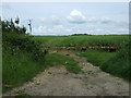 Field entrance near Caldecott in NN9 6AU