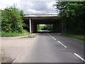 Minor road going under the A1M near Graveley in SG4 7LP