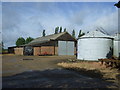 Farm buildings off the B662 in Old Weston
