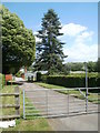 SE entrance to Coleg Gwent Usk campus in NP15 1GA