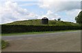 Mound and ventilation shaft above Glaston Tunnel in LE15 9BX