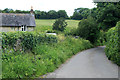 2012 : Bell Lane dropping into a dry Mendip valley in BA3 4NX
