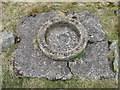 The Ordnance Survey 'ring' on Seat Robert in Shap Rural