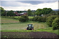 Grass-cutting near Unsworth Moss Farm in BL9 8GA
