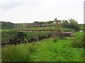 Wooden footbridge over the Lickle in LA20 6DP