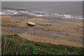 Fallen pillbox, Cromer in NR27 9BG