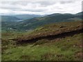 Peat hag on Beinn an t-Sidhein in FK18 8NF