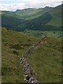 Dry stane dyke on Buachaille Breige in FK18 8NF