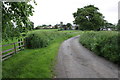 Green Hills Lane looking towards St Helen's Church in DL7 9JY