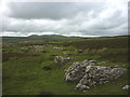 Limestone outcrops and heather moorland by Leck Fell Lane in Leck