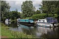Boats moored on the Lancaster Canal in PR2 1JQ
