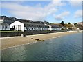 Bunnahabhain distillery from pier. in PA46 7RP