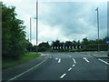 Pontefract Road roundabout in WF9 5LN
