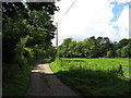 Track leading west from Vernham Row in SP11 0LJ