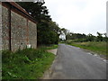 The lane past Easton Farm in PO20 7NX