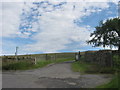 Entrance to drive to High Shipley Farm from Howlea Lane in DL13 3PD
