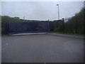 The entrance to Britaniacrest Recycling Centre in RH6 0HJ