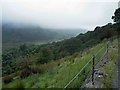 View of sorts up the Glaslyn valley in LL55 4NW