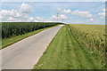 Road to Wyham House Farm in Wyham cum Cadeby
