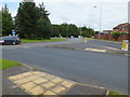 Newbold Road traffic island in LU3 4BQ