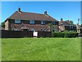 Typical local authority-built housing on the Midlands Estate in SO30 3AH