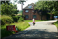 Cycling on West Hanningfield Road in CM2 7SY