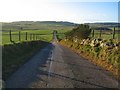 Long Straight Road leading past Tulloch looking towards Westhill in AB15 8RP