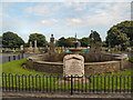 Memorial and Fountain, Warrington Cemetery. in WA4 1SN