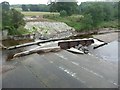 Weir and fish ladder on River Breamish in NE66 4HY