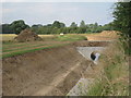 Works on the Land Drain in Great Carlton