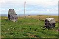 Clach Stein standing stones in HS2 0XF