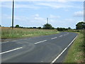 Road heading east towards Dinnington in NE13 7AQ