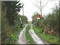 Small crossing of the Ramsgate-Canterbury railway line near Minster in CT12 4DZ