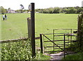 Footpath across the field in SP1 2UP