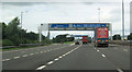 Junction 25a M8 westbound in G52 4HE
