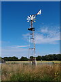 Wind driven water pump in Central Bedfordshire