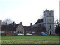 Wimborne St Giles Church and Alms Houses in BH21 5LZ