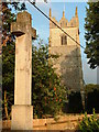 St Andrews Church & War memorial, Northwold in Northwold