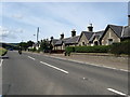 Row of cottages at Aberargie in Perthshire in PH2 9NB