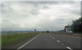 Approaching road junction at Kinburn in FK15 0NA