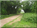 Farm track & footpath in Candovers