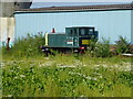 Off the rails - Small diesel shunting engine near Outwell in PE14 8SH