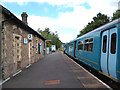 Llanwrtyd Wells station in Llanwrtyd Wells