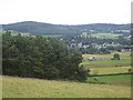 A view NE from near Cockardie Reservoir in AB31 4HU