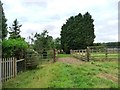 Public footpath to Town Wood in Laxton