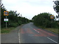 Road heading south towards Edworth in SG18 8RF